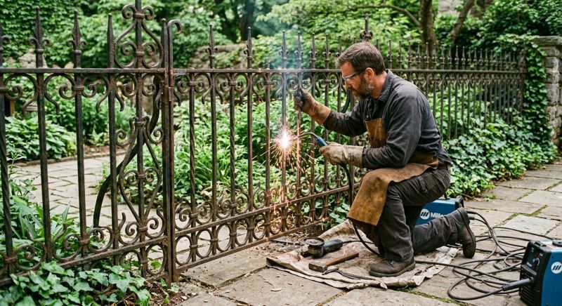 Wrought Iron Fence Repair Service