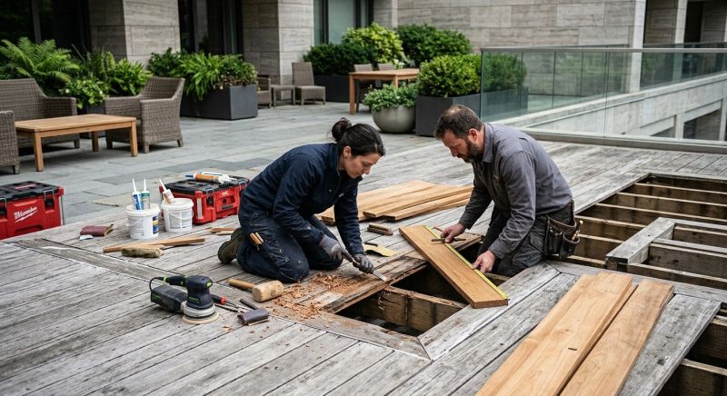 Deck Board Replacement in Redmond, WA