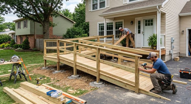 Deck Ramp Construction in Wilmington, NC