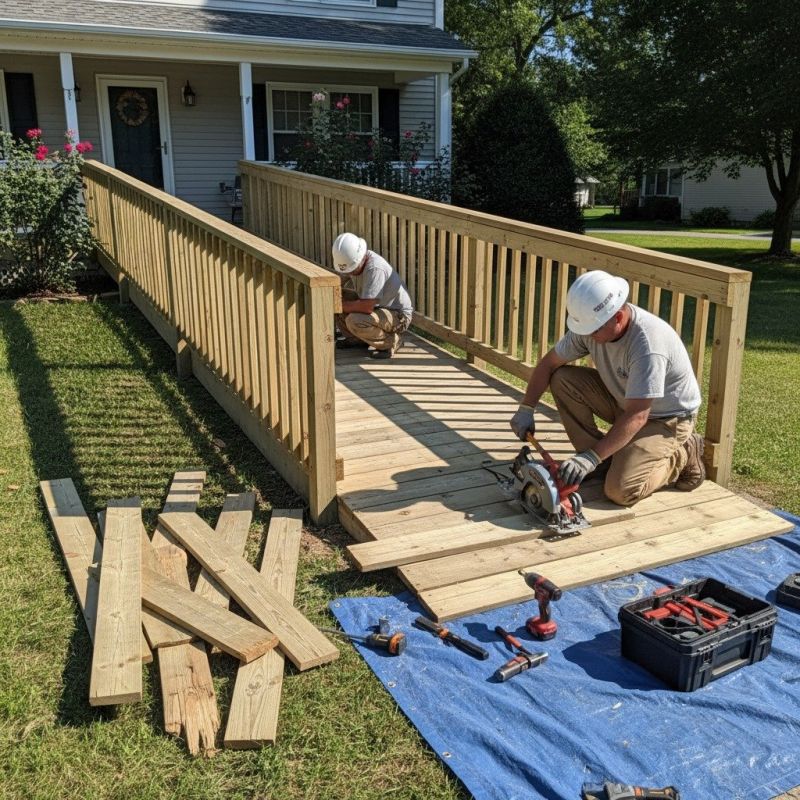 Handicap Ramp Construction in Kansas City, KS