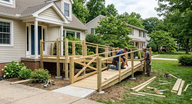 Handicap Ramp Installation in Kansas City, KS