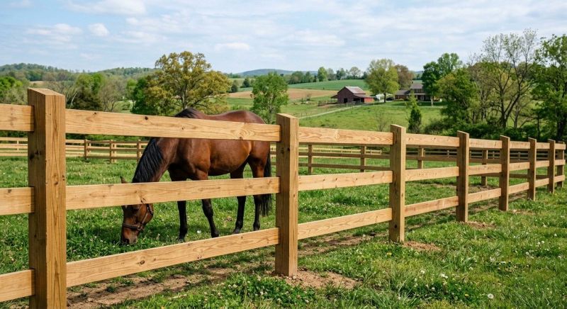 Paddock Fence Installation in Roseville, CA