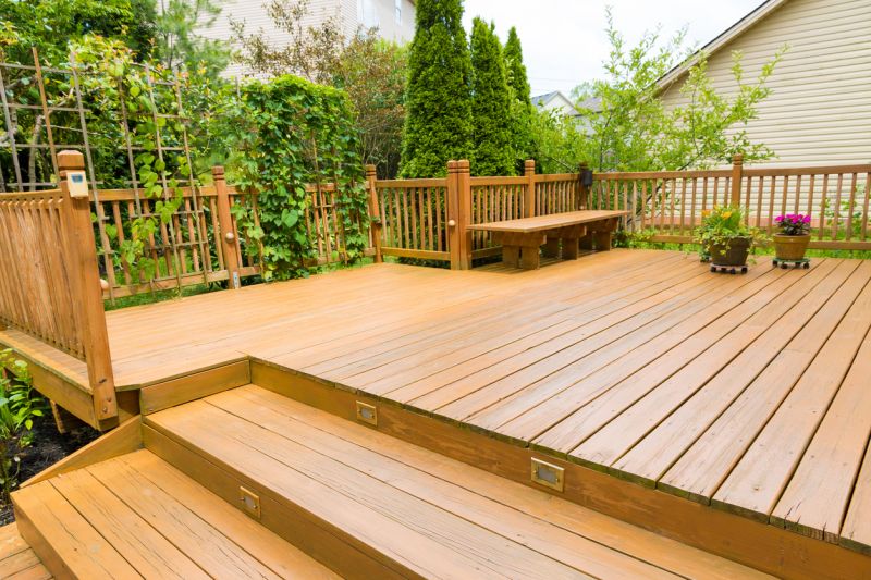 Redwood Deck Installation in Redmond, WA