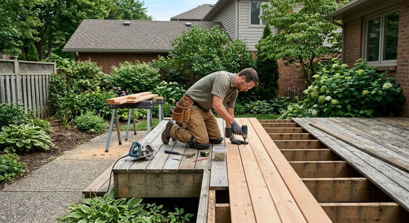 Redwood Deck Repair in Seattle, WA