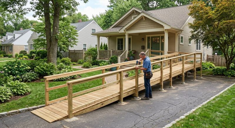Wood Ramp Construction in Kansas City, KS