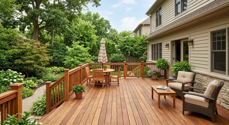 Wooden Patio Installation in Stamford, CT